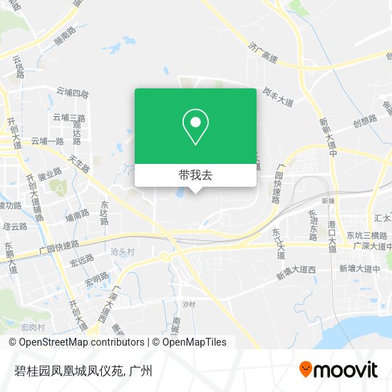 碧桂园凤凰城凤仪苑地图