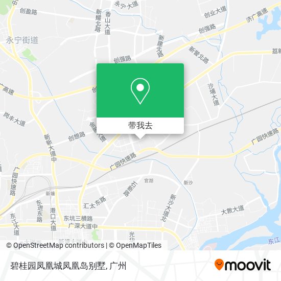 碧桂园凤凰城凤凰岛别墅地图