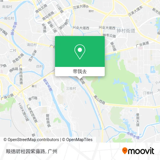 顺德碧桂园紫藤路地图