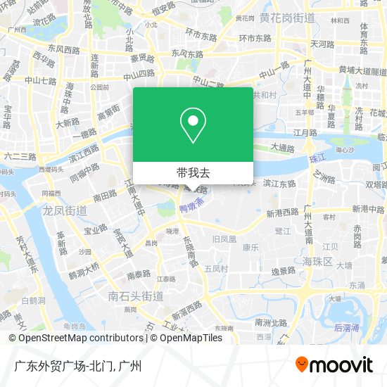 广东外贸广场-北门地图