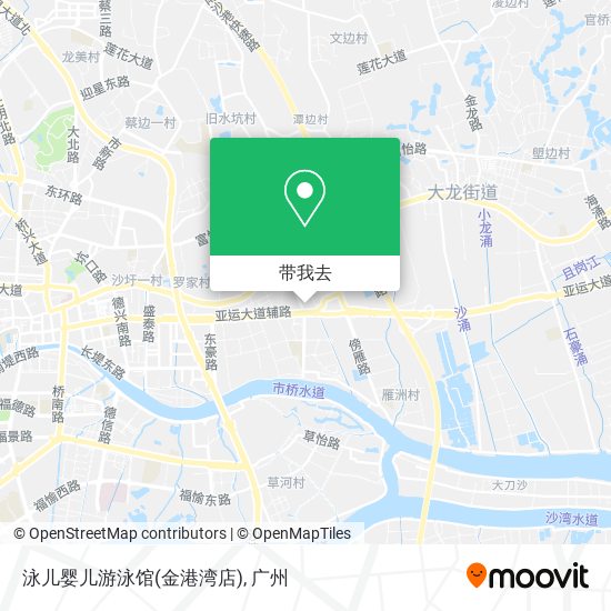 泳儿婴儿游泳馆(金港湾店)地图