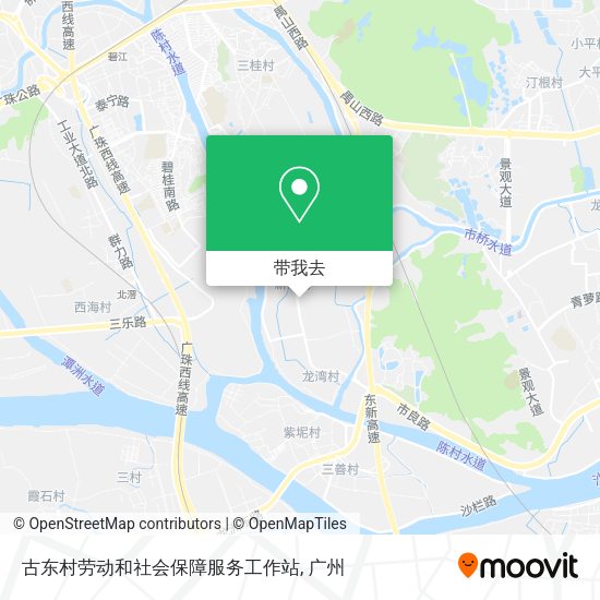 古东村劳动和社会保障服务工作站地图
