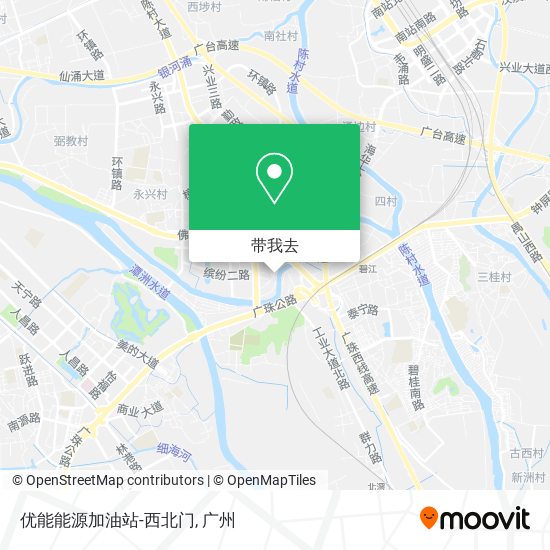 优能能源加油站-西北门地图