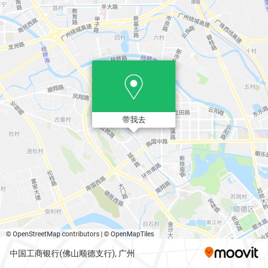 中国工商银行(佛山顺德支行)地图