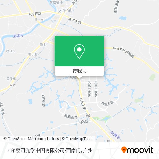 卡尔蔡司光学中国有限公司-西南门地图
