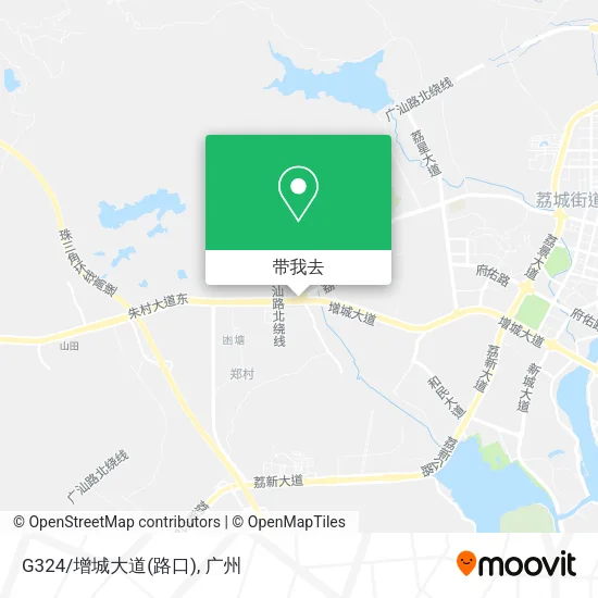 G324/增城大道(路口)地图