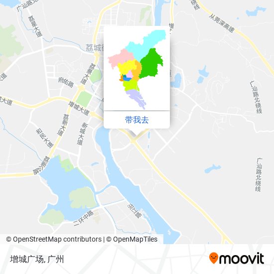 增城广场地图