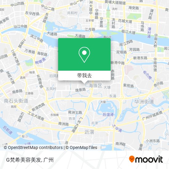 G梵希美容美发地图