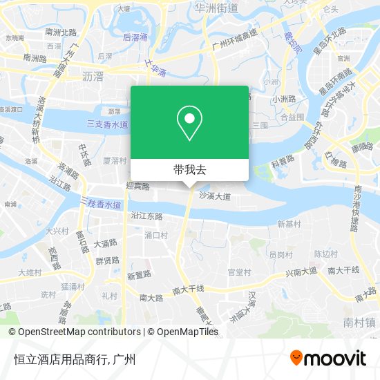 恒立酒店用品商行地图