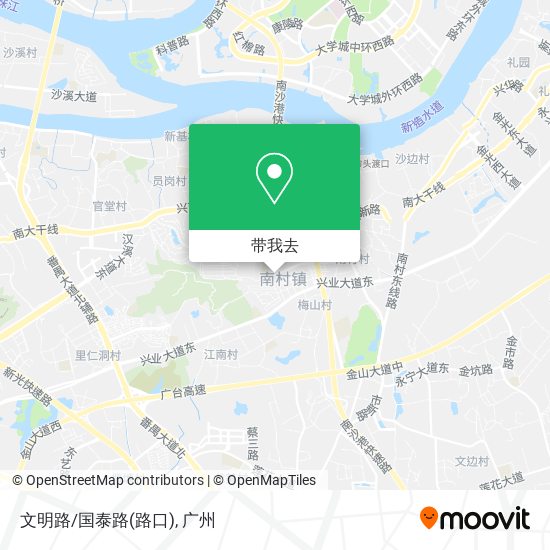 文明路/国泰路(路口)地图
