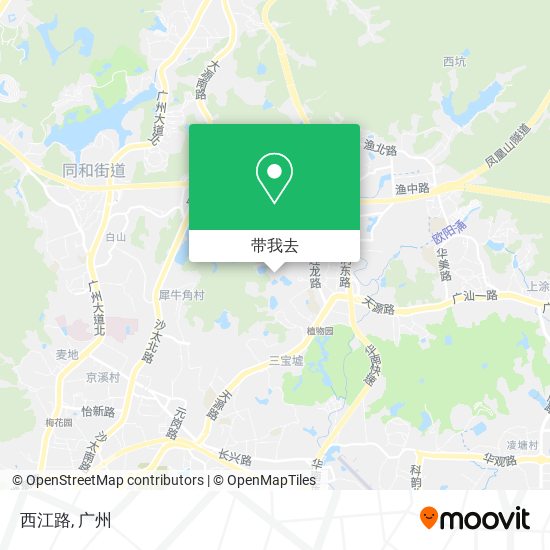 西江路地图
