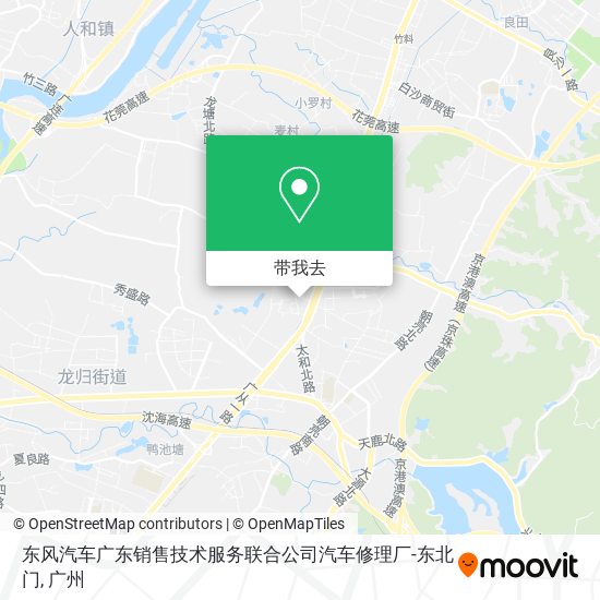 东风汽车广东销售技术服务联合公司汽车修理厂-东北门地图