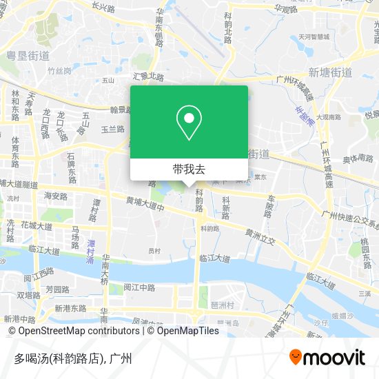 多喝汤(科韵路店)地图