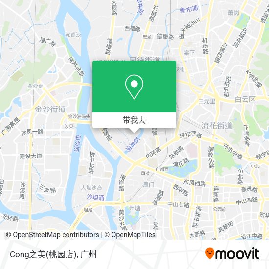 Cong之美(桃园店)地图