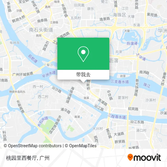 桃园里西餐厅地图