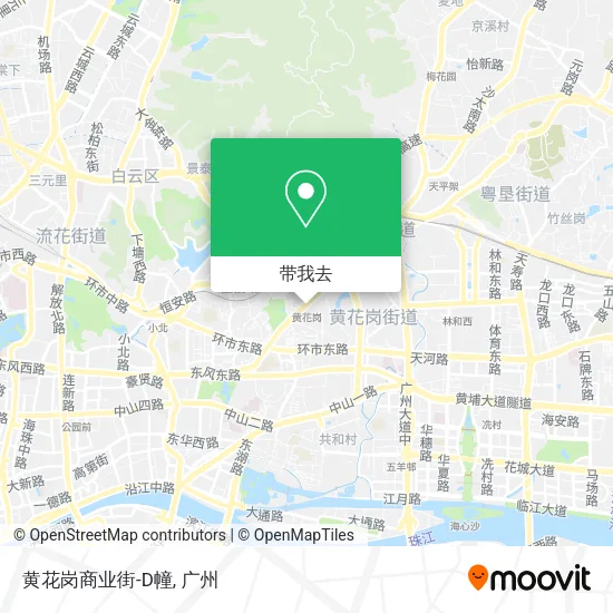 黄花岗商业街-D幢地图