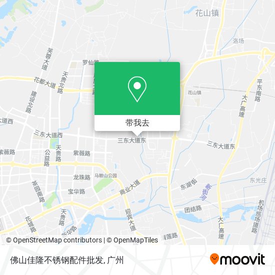 佛山佳隆不锈钢配件批发地图