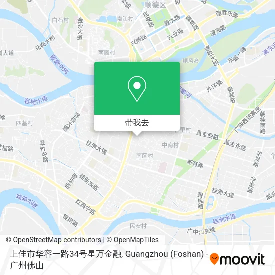 上佳市华容一路34号星万金融地图