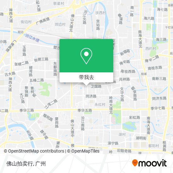 佛山拍卖行地图