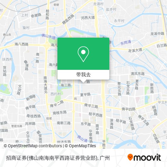 招商证券(佛山南海南平西路证券营业部)地图
