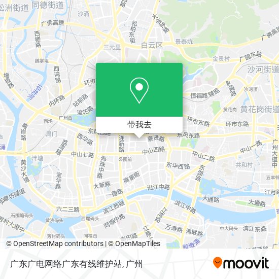 广东广电网络广东有线维护站地图
