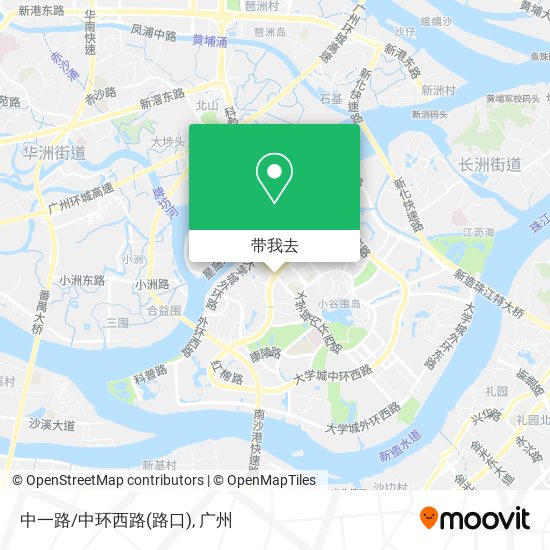 中一路/中环西路(路口)地图