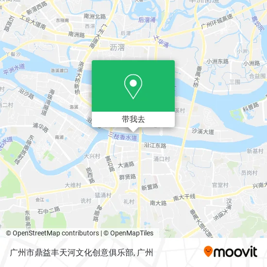 广州市鼎益丰天河文化创意俱乐部地图