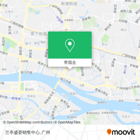 兰亭盛荟销售中心地图