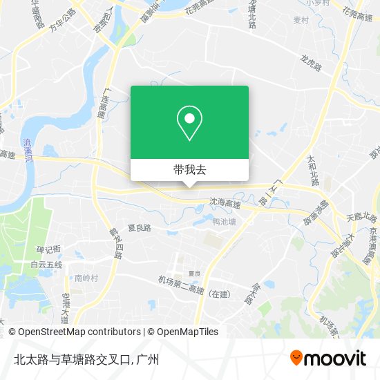 北太路与草塘路交叉口地图