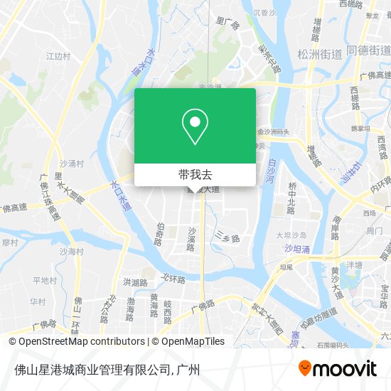 佛山星港城商业管理有限公司地图