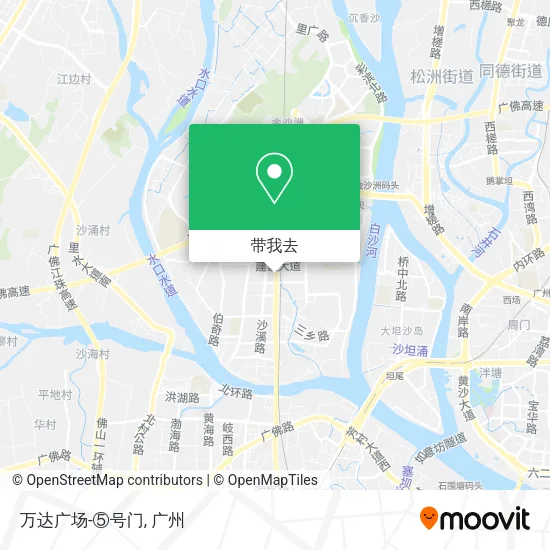 万达广场-⑤号门地图
