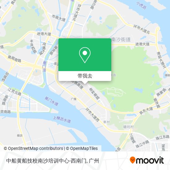 中船黄船技校南沙培训中心-西南门地图