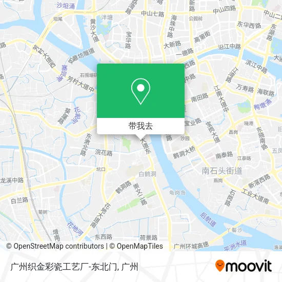 广州织金彩瓷工艺厂-东北门地图