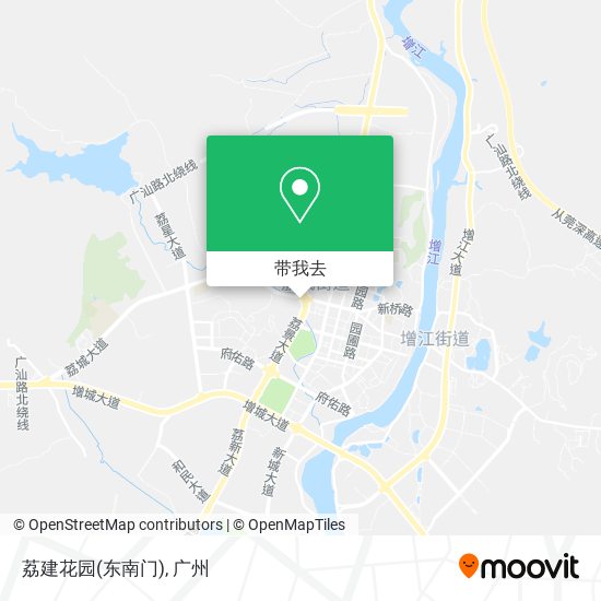 荔建花园(东南门)地图