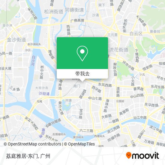 荔庭雅居-东门地图