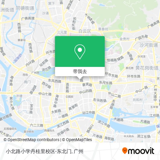 小北路小学丹桂里校区-东北门地图