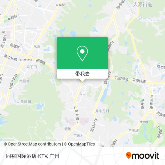 同裕国际酒店-KTV地图