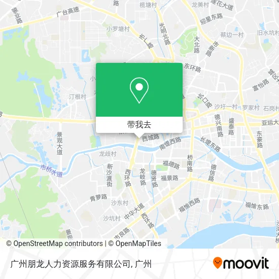 广州朋龙人力资源服务有限公司地图