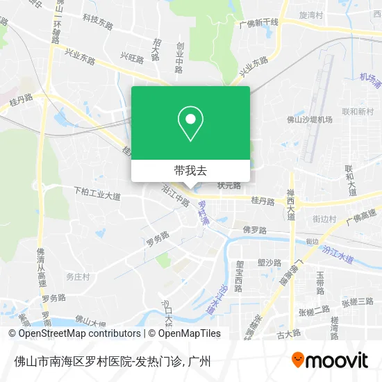 佛山市南海区罗村医院-发热门诊地图