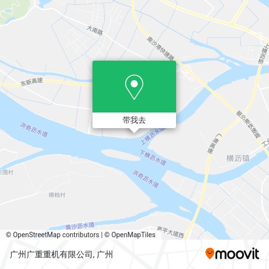 广州广重重机有限公司地图