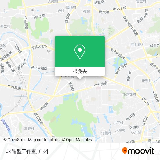 JK造型工作室地图