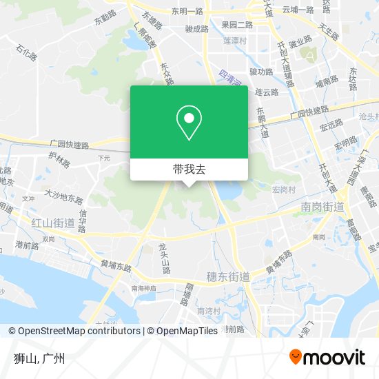 狮山地图