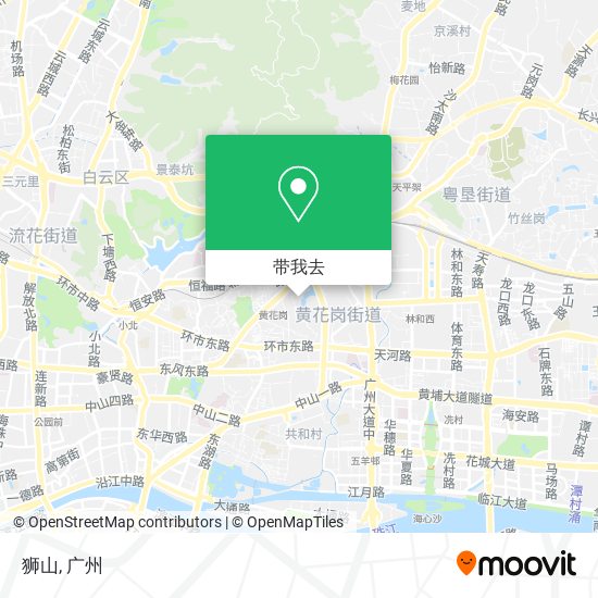 狮山地图