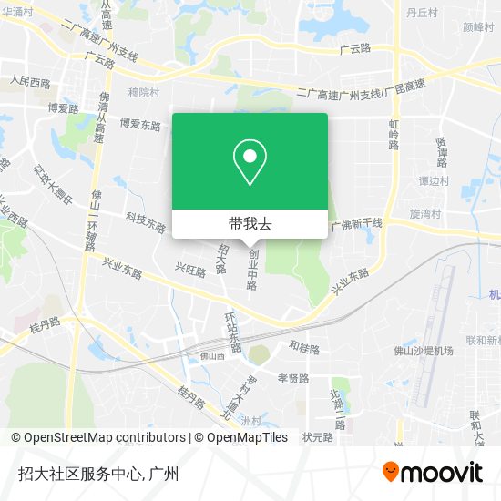 招大社区服务中心地图
