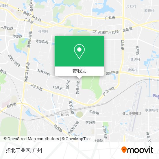 招北工业区地图