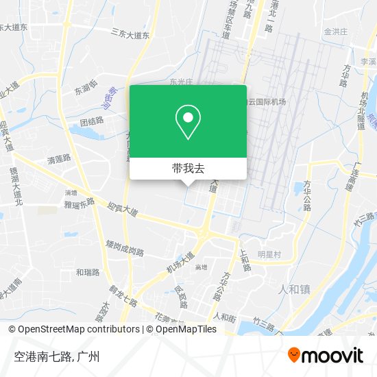 空港南七路地图