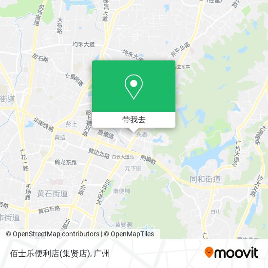 佰士乐便利店(集贤店)地图
