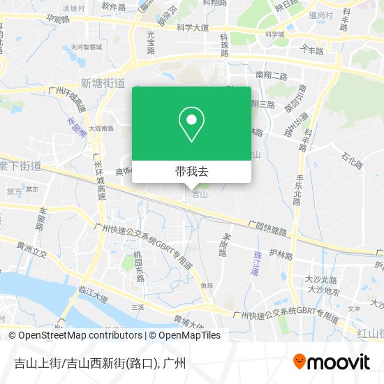 吉山上街/吉山西新街(路口)地图