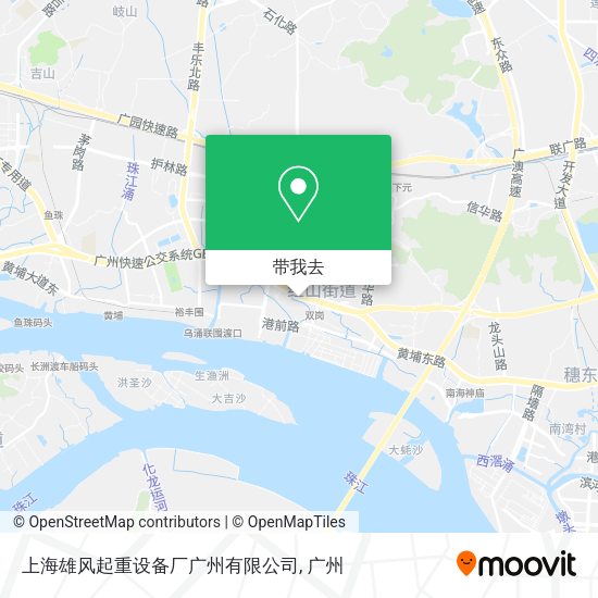 上海雄风起重设备厂广州有限公司地图