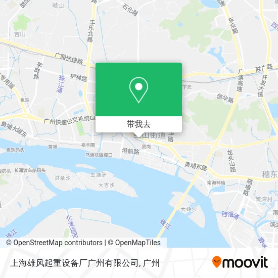 上海雄风起重设备厂广州有限公司地图